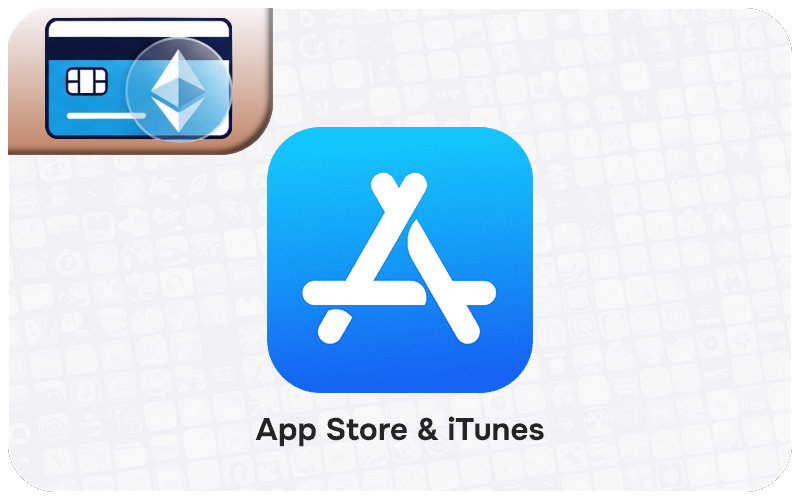 Buy an App Store gift card with a crypto virtual card