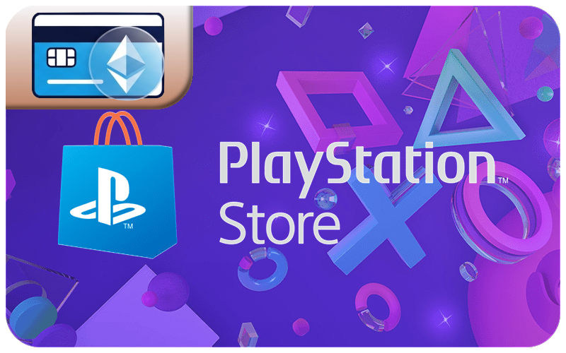 Fund your PlayStation account with a crypto wallet virtual card